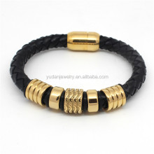 Factory Custom Genuine Leather Bracelet For Men